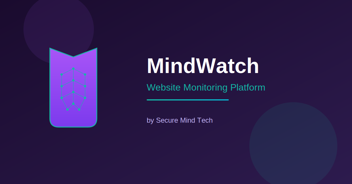 MindWatch - Monitoramento de Sites 24/7 | Secure Mind Tech